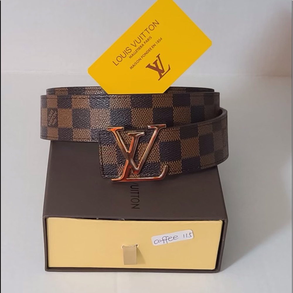 Louis Vuitton Brown Coffe Belt - Picture 1 of 1